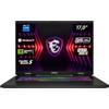 MSI Sword 17 HX Gaming Laptop 43,2 cm (17,0) QHD+, processore Intel Core i7 14700HX, 16 GB DDR5 RAM, 1 TB SSD, NVIDIA® GeForce RTX™ 4070, Windows 11 Home, tastiera QWERTZ, nero, B14VGKG-037
