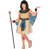 W WIDMANN MILANO Party Fashion - Costume da regina egiziana per bambini, abito, Cleopatra, faraone, Anubi, sovrano, dea
