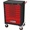 KS Tools 897.0007 Carrello portautensili ECOline NERO/ROSSO con 7 cassetti