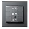 Homematic IP Smart Home 159828A0 - Interruttore da parete a 6 pulsanti, accessorio Smart Home, universale, commutatore attuatori e termostati, senza fili, colore: antracite
