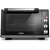 De'Longhi Sfornatutto Chef DO34326, Forno Elettrico Ventilato, 6 Funzioni Cottura, Funzione Friggitrice ad Aria, Display LCD, Timer 120', Leccarda, Griglia e Cestino Inclusi, Capacità 34L, 2000W, Nero