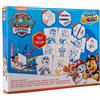 PAW PATROL - Set di Penne Spray Colorate - Set da Disegno e Colorazione ad Aerografo per Bambini con Pennarelli e Stencil (PW22364)