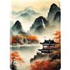 SGKITM Custodia per Kindle Paperwhite 12. Gen 2024 Cover Flip Case Silicone Kindle Colorsoft Auto Sveglia o Sonno Copertina Montagna Fiume Modello Signature Edition Custodia 2024 Paperwhite 7 (2)