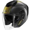 SHARK, Casco Moto Jet RS JET CARBON IKONIK Gold Chrome DQU, M