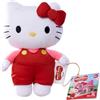Simba - Peluche Hello Kitty 20 cm - Hello Kitty Super Style 4 modelli, licenza ufficiale, autentica, 1 pezzo di modo casuale, adatto a tutte le età (109280150)