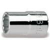 Beta 920B 24 - Chiavi a bussola con attacco quadro femmina 1/2 bocca poligonale, cromate