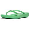 Fitflop Iqushion Ergonomic Flip-Flops, Infradito Donna, Verde, 37 EU