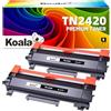 Koala TN2420 Toner (Con Chip) Compatibili per Brother TN 2420 TN-2410 Toner per Brother MFC L2710DW L2710DN L2730DW L2750DW DCP-L2510D L2530DW L2550DN HL-L2310D L2350DW (Nero, 2-Pack)