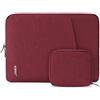 NEWHEY Custodia per Macbook Air 14 Pollici Impermeabile Custodia PC 14 Pollici Antiurto Porta Computer Custodia Borsa con Piccolo Caso Rosa