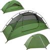 Clostnature Crux Tenda Campeggio 1 Posto - Impermeabile Leggera Tenda da Trekking 1 Persona, Tende da Esterno per 3-4 Stagioni, Facile da Installare, Ideale per Attività all'Aperto, Escursioni