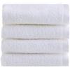 NELLA BIAGINI Lavette Bagno 30x30 cm, Set Asciugamani Bagno, Set da 4, 100% Spugna di Puro, Cotone, 420 gr/mq, Morbide, Assorbenti, Pratiche, Resistenti, Tinta Unita. Modello: Minerva
