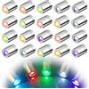 teasteam 20 pcs Mini Luci LED a Batteria, LED Decorative per Modello in Miniatura, Lucine LED Decorative Adatto per Giocattoli Decorativi, Case Delle Bambole, Modelli Artigianali Fai-Da-Te (Luce colorata)