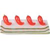 Villa d'Este Home Tivoli 2008 Piatto decorativo in ceramica 22,5x13 cm, design peperoncino | Fruit Life