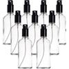 YIZHAO Bottiglie Spray Vetro 100ml, Trasparente Spruzzino Nebulizzatore Piccolo, per Olii Essenziali, Profumo, Pulizia, Cosmetici, Viaggio, Farmacia - 9 Pcs