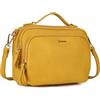 Gladdon Borse a tracolla da donna, piccole borse a tracolla con tasche multiple, pelle PU, cerniera, borsa a tracolla alla moda con tracolla regolabile e rimovibile, piccola