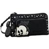 Desigual Accessoires Pu Others, Portafoglio bi-Pieghevole da Donna, Nero, 29.5