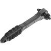 Uonlytech 2 1 Chiave a doppio scopo a cricchetto impatto mandrino autobloccante chiave cricchetto chiavi cricchetto chiave a doppia testa strumento mandrino per trapano 45# acciaio Black