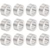 QUARKZMAN 12pz Distanziatore Alluminio 12mm Foro x 20mm OD x 10mm Lunghezza Boccola per Vite Finitura Semplice Distanziatore Metallo Rotondo per Viti Bulloni e Barre M12