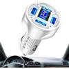 Generic Caricatore di auto veloci - 4 in 1 Caricatore auto Super Fast, con 4 porte USB, display digitale a LED di caricabatterie ad alta velocità 3.1A per il telefono cellulare