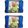 Generic 2 Borse Acqua Calda Elettrica,Boule Elettrica Riscaldante Con Tasche In Peluche Anallergico 500W,Scaldamani,ScaldaPiedi