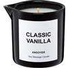 ANSOYER Candele Da Massaggio - Idratanti e nutrienti per la SPA di casa - 230 g (Vaniglia classica)