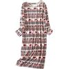 DSJJ Pigiami Donna Cotone Lunghi Pigiama Donna Cotone Lungo Manica Lunga Eleganti Camicie da Notte