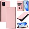 DENDICO Cover per Samsung Galaxy A51 4G, Custodia in PU Pelle Portafoglio con Blocco RFID, Chiusura Magnetica Cover per Samsung A51 4G, Rosa