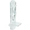 Prime-Line U 9398N - Pioli di supporto autobloccanti per mensole, 1/4 x 3/4, in plastica, confezione da 4