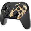 SP LLC. Switch Pro Controller, Wireless Bluetooth Controller Compatible with Switch/Switch Lite/Switch OLED, Switch Remote Gamepad with Joystick, Double Vibration, Wake-up and Motion Control(Dark Gold)