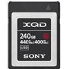 Sony Memoria QDG240F XQD 240 GB Serie G, Lettura 440 MB/s, Scrittura 400 MB/s