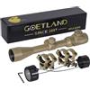 Goetland 3-9x40 EG Ottica per Carabina Aria Compressa Cannocchiale da Puntamento Pistola Rangerfinding Verde Punto Rosso Reticolo Illuminato SFP con Anelli di Montaggio