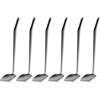 APS 75930 Elevate - Set di 6 cucchiai in acciaio INOX 18/8 (lucidato a specchio), lunghezza totale 13,5 cm, dimensioni cucchiaio 3 x 3,2 cm