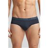 Intimissimi Slip In Microfibra Con Logo Blu