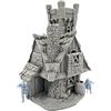 Q P Quality Printing 3D QP3D - Hemlock Cottage House - Paesaggio Fantasy Terrain per tavolo e RPG miniature 28-32 mm Wargame Props DnD D & D, stampato e verniciabile in 3D