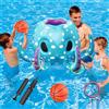 HIQE-FL Canestro da Basket da Piscina,Galleggianti gonfiabili per Piscina,Giocattolo Gioco da Lancio per Piscina Bambini Adulti,Giochi Gonfiabili per Bambini,per Bambini e Adulti