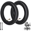 Uoimky 2 tubi per passeggino da 12 pollici, 12 1/2 x 2 1/4, tubo interno per bicicletta con valvola angolare 45°, inclusi tubi a doppio spessore per bicicletta per bambini, pneumatici per bambini,