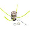 maryse Testina Decespugliatore Universale,Testina in Alluminio per Decespugliatore a Scoppio Resistente, Leggera, Facile da Ricaricare, Accessorio per Decespugliatore
