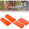 Roontin Cuneo di caduta in plastica, 4 pezzi per motosega, cuneo di caduta da 5,5 pollici, per legno, accessori per taglialegna, accessori per foreste, accessori per la foresta, cunei e cunei per albero in
