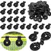 JIEBAO 120 Pezzi Clip per Rete Parasole, Clips di Fissaggio per Rete Ombreggiante, Clip per Telo Ombreggiante, Clip per Rete da Giardino in Plastica, per Rete Antivento, Rete Ombreggiante