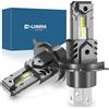 D-Lumina Lampadina H4 LED Canbus 100W 16000LM, 6500K Bianco Freddo | 400% Brillante 1:1 Formato Mini, Sostituzione Alogena, Plug and Play, 2 pezzi