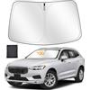 ZATOOTO Parasole Auto Frontale Su Misura per Volvo XC60 2018-2024 | Parasole Auto Frontale Con Vestibilità Perfetta, Blocco Raggi Uv, Isolamento Termico Interno, Ideale Per Camping, Durevole