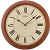 Seiko Clocks Seiko Orologio da parete in plastica marrone QXA713T