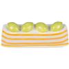 Villa d'Este Home Tivoli 2012 Piattino decorativo in ceramica15x8,5 cm, design limone, Fruit Life