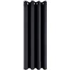 MRTREES Tenda Moderne Tende Oscuranti Tende Termiche Isolanti per Interni per Camera da Letto e Soggiorno Moderne Finestra Salotto 1 Pezzi con Anelli, 140X210 CM, Nero