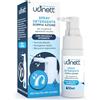 Udivita Spray Detergente per Apparecchi Acustici 30ml con Spazzola Integrata Udinett Igienizzante per Pulizia Auricolari Cuffiette Bluetooth Asciugatura Rapida Elimina Cerume Polvere e Batteri