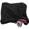 Losxuido Copertura impermeabile per scooter di mobilità 210D Oxford, copertura universale per scooter elettrico, protezione antipioggia per sedia a rotelle (140 x 66 x 91 cm)
