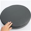 Xpnit - Cuscino rotondo per sedia, impermeabile, spessore 5/8 cm, per esterni, interni, giardino, patio, cucina (35 x 35 x 5 cm, nero)