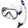SEAC Set Bis Boss Dry, Set in Silicone per Immersioni e Snorkeling con Maschera e Snorkel con Sistema Dry Top e Valvola di Spurgo