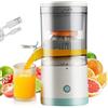 Zebbyee Spremiagrumi Elettrico, Estrattore di Succo Portatile USB Ricaricabile, Professionale Smontabile Estrattore Frutta per Arance, Limoni, Pompelmi