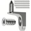Your Day Mate Supporto Mensola D5, 48 pz, Reggimensole per Fori Ø 5 mm, Per Ogni Tipo di Mensole, in Metallo, Antiruggine, Accessori di Supporto per Ripiani, Supporti per Mensole e Mobili, Perni per Mensole, pins